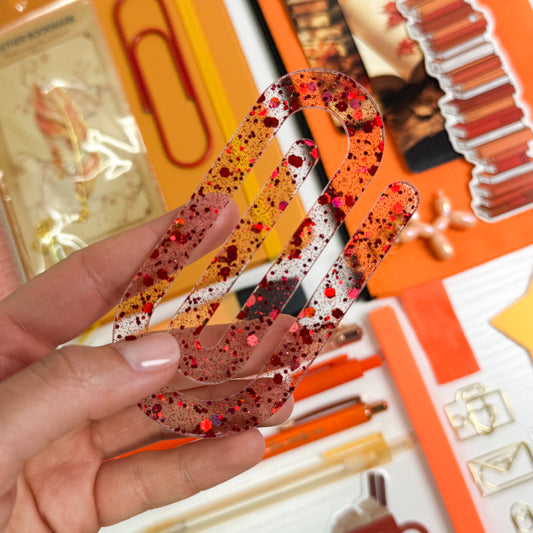 Cozy Orange Reader's Stationery Set