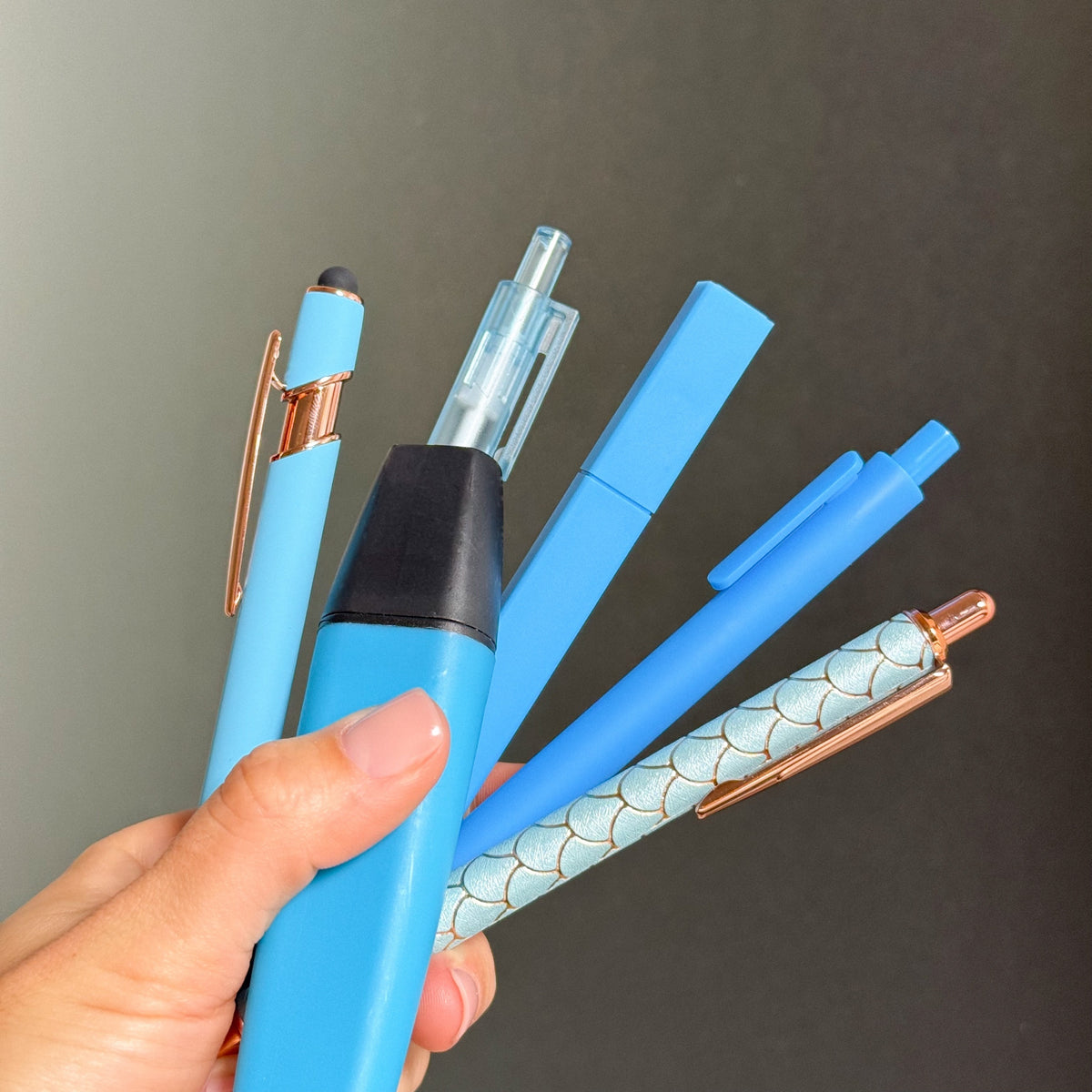 Sky Blue Reader's Stationery Set