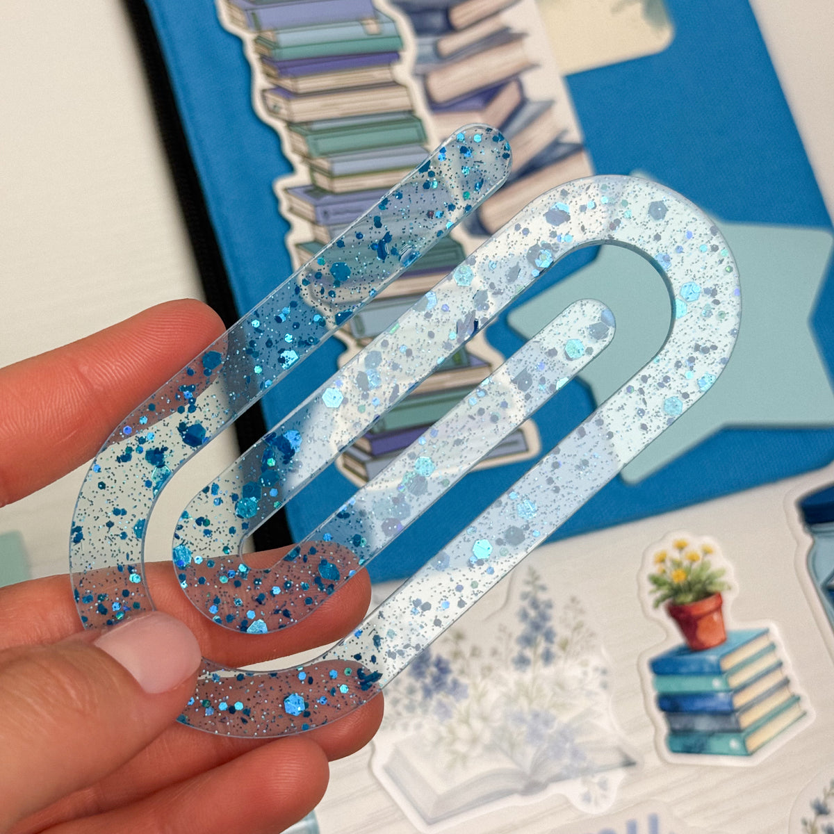 Sky Blue Reader's Stationery Set