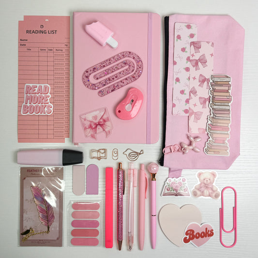 Blush Pink Reader's Stationery Set